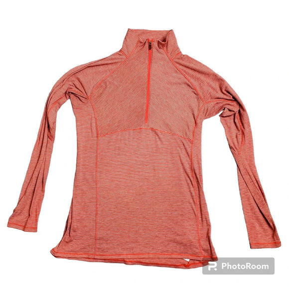 Columbia Omni-Wick Striped Half Zip Top - Picture 1 of 5